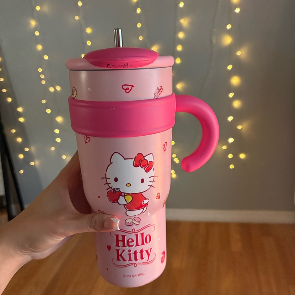 Sanrio Hello Kitty Pink Travel Cup